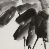 庾超然 四尺对开《爱莲说》 黄鹤楼书画院院长