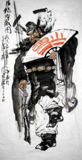 镇宅风水钟馗画《钟馗神威图》