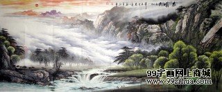 诗意的中国山水国画