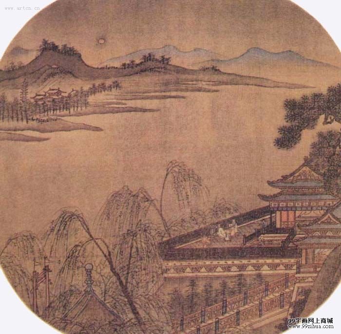 瑶台步月图·南宋·刘宗古（传）/zihuabk/uploads/allimg/121221/144S52400-0.jpg
