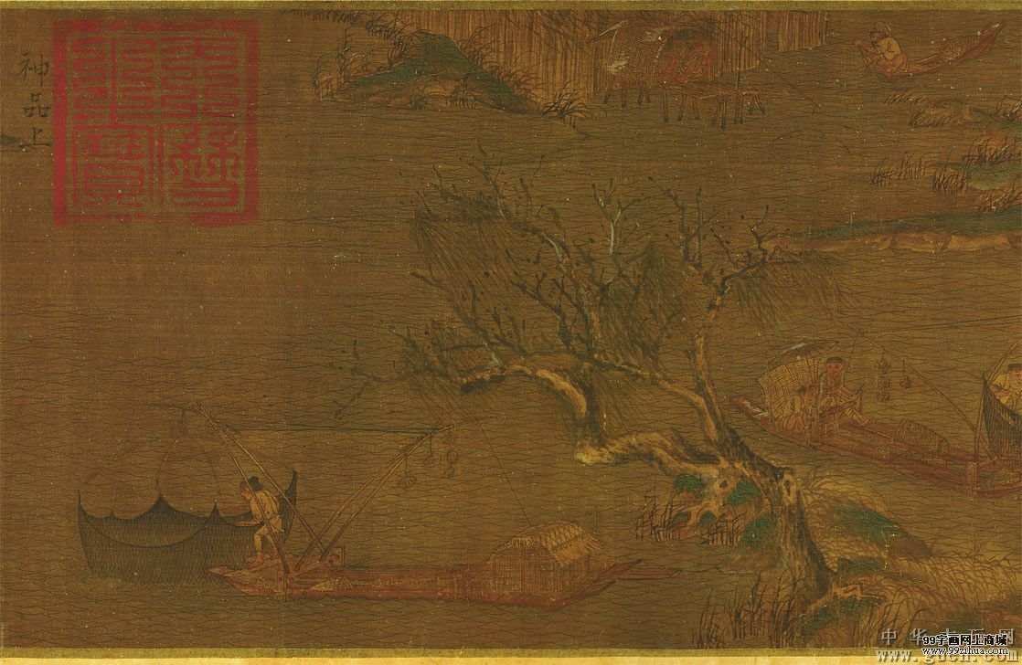 江行初雪图·五代·赵干/zihuabk/uploads/allimg/121221/1H5033432-0.jpg