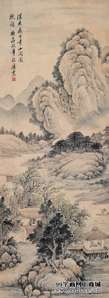  深林藏古寺 樊浩霖 /zihuabk/uploads/allimg/121222/135Z2GF-0.jpg