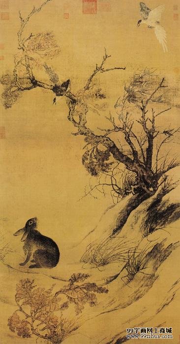 双喜图·北宋·崔白/zihuabk/uploads/allimg/121223/120053BK-0.jpg