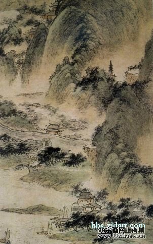 点苍山色图·清·黄向坚/zihuabk/uploads/allimg/121223/1Q11B628-0.jpg