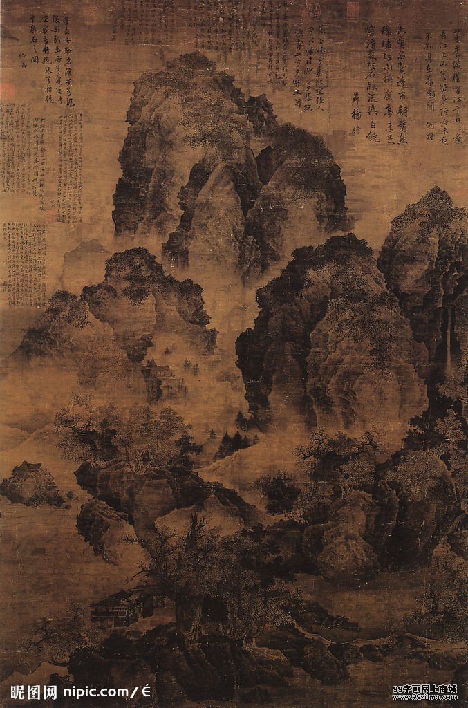临流独坐图·北宋·范宽/zihuabk/uploads/allimg/121224/130KWV3-0.jpg