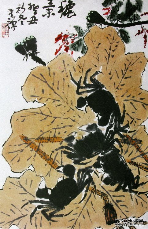 中国近代著名画家 李苦禅作品欣赏 - 爾東先生 - 爾東先生的博客
