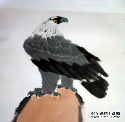 吴作人 苍鹰图